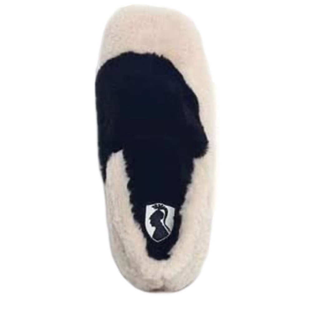VHNY Black and Cream Women's Slippers NWT